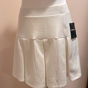 White tennis skirt